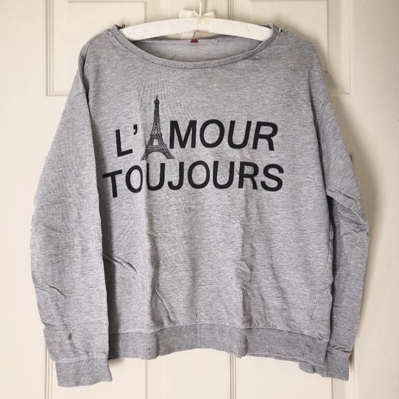 H&M L'amour Toujours Long Sleeve Shirt - Picture 1 of 3